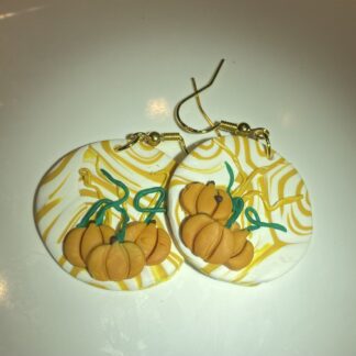 Marbled pumpkin circles